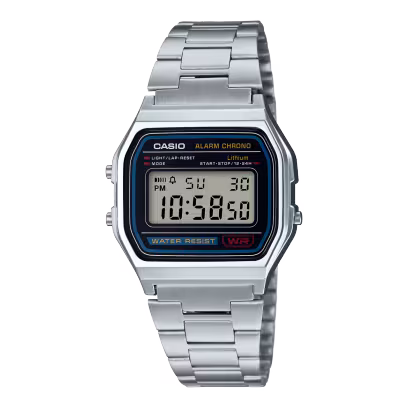 Casio A158WA-1D Steel Digital Watch