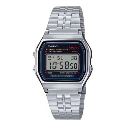 Casio A159WA-N1 Steel Digital Watch