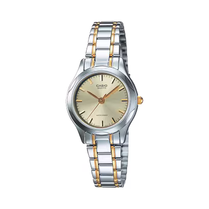 Casio LTP-1275SG-9 Classic Analog Golden Ladies Chain Watch