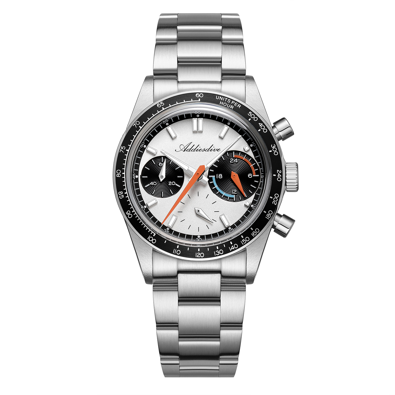ADDIESDIVE AD2539 37mm VK63 Racing Chronograph Watch