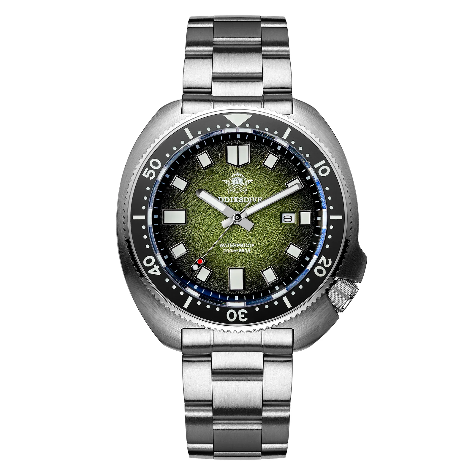 ADDIESDIVE AD2511 43.8mm Turtle Quartz Dive Watch